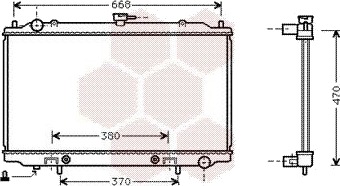 VAN WEZEL 13002189 Radiator motorkjøling