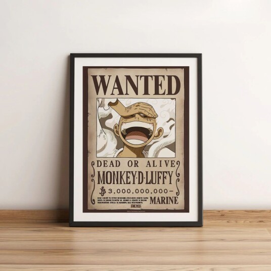 One Piece Plakat 52 x 38 cm Wanted Luffy Wano