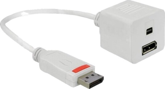 Delock Displayport Adapter Displayport Hann Til Displayport Mini Displayport Hunn 20 Cm
