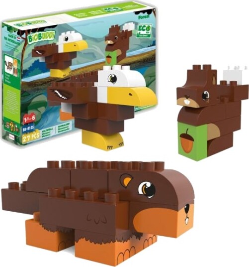 Biobuddi Wildlife Skog Byggesett 27 Deler 1,5-6 År Biobuddi Wildlife Skog Byggesett 27 Deler 1,5-6 År