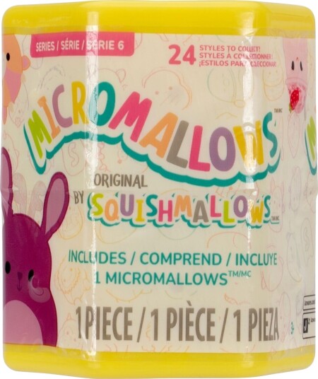 AMO Micromallows 6 Cm Blind Plush Asst S6 Cdu Multi/patterned ONE SIZE