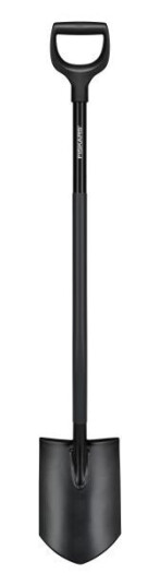 Fiskars Comfort 1067513 Spade spiss, svart, Hageredskap Fiskars Comfort 1067513 Spade spiss, svart, Hageredskap