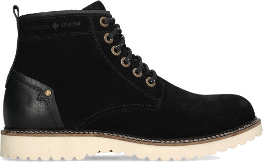 Canada Snow Men"s Williams Lace Suede Black 43
