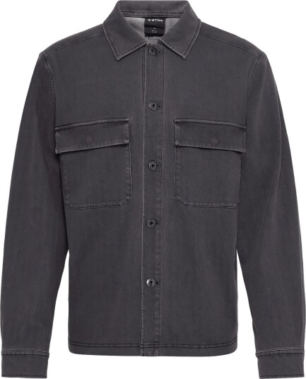 G Star Washed Hb Overshirt Sw L\S Black S G Star Washed Hb Overshirt Sw L\S Black S