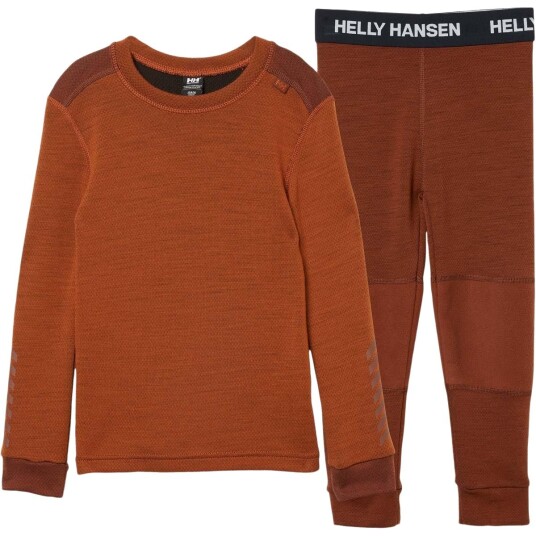 Helly Hansen Lifa Merino Set Brun 128/8 Helly Hansen Lifa Merino Set Brun 128/8