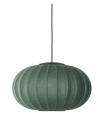 Made By Hand Knit-Wit Oval Taklampe Ø57 Tweed Grønn LED Made By Hand Knit-Wit Oval Taklampe Ø57 Tweed Grønn LED