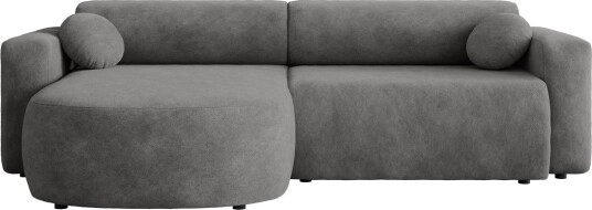 Hanish Sovesofa med Sjeselong 3 seter Grå Hanish Sovesofa med Sjeselong 3 seter Grå