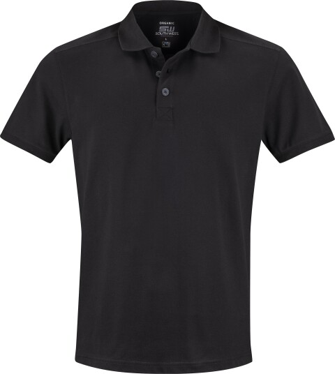 SouthWest Men Martin Polo Svart 1 stk SBG-337-99 S SouthWest Men Martin Polo Svart 1 stk SBG-337-99 S