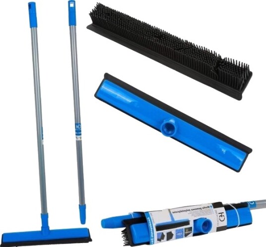 Geko Antistatisk Gummiskrape Med Vannavtaker + Teleskopstang 78,5–140 Cm 8 Geko Antistatisk Gummiskrape Med Vannavtaker + Teleskopstang 78,5–140 Cm 8