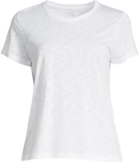 Casall Soft Texture Tee White 42