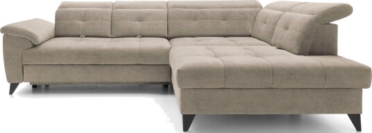 Inferne 5 seters Sofa med Sjeselong Beige Inferne 5 seters Sofa med Sjeselong Beige