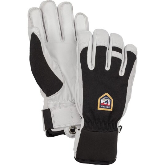 Hestra Army Leather Patrol Skihansker Black 9