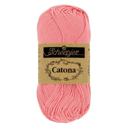 Scheepjes Catona Garn 409 Myk Rosa - 10g