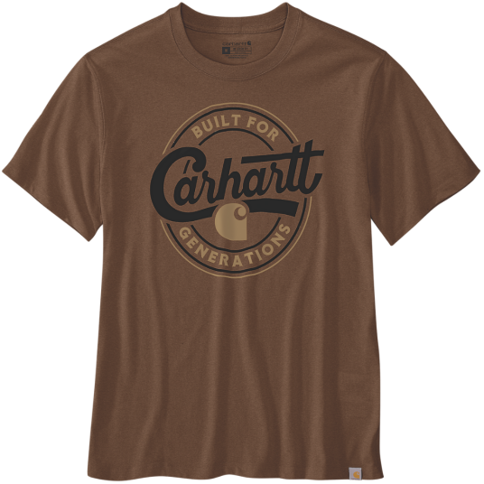 Carhartt Workwear Carhartt M"s Script Graphic T Shirt Red Duck Heather Red Duck Heather L