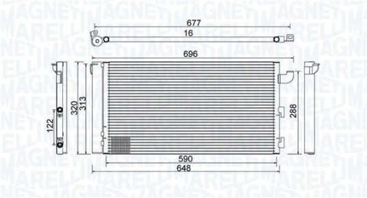 Kondensator MAGNETI MARELLI 350203857000