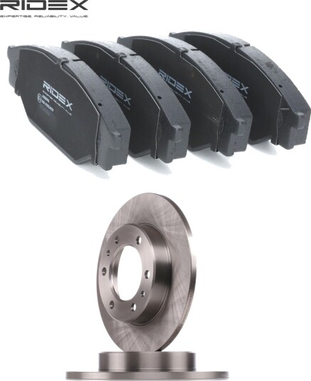 Bremseskiver og klosser RIDEX 3405B2831