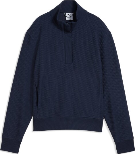Puma W Boulder 1/2 Zip Bn Golfgenser dame Deep Navy XX Large Puma W Boulder 1/2 Zip Bn Golfgenser dame Deep Navy XX Large