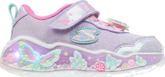 Skechers Sko Lil Sløyfe Bliss Purple m. Glitter Skechers 23 Sko Lilla Rosa