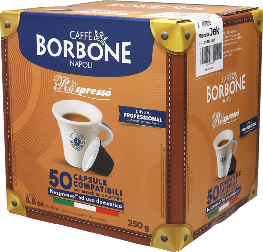Caffè Borbone | Miscela Verde Koffeinfri 50 kapsler til Nespresso®