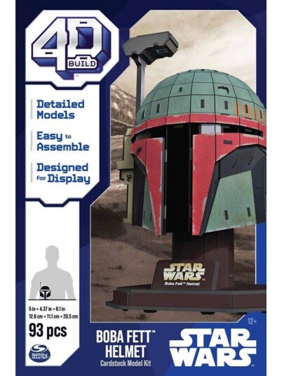 4D PUZZLES Boba Fett Helmett 93 pcs Blokk