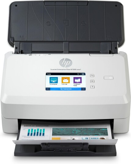 HP ScanJet Enterprise Flow N7000 snw1 - dokumentskanner - stasjonær - USB 3.0, LAN, Wi-Fi(n)