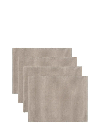 LINUM Uni Place Mat - Beige - ONE SIZE LINUM Uni Place Mat - Beige - ONE SIZE
