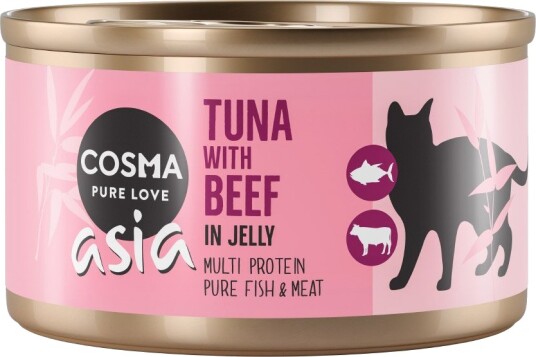 Cosma Asia I Gelé Tunfisk Med Storfe 24 X 85 G Cosma Asia I Gelé Tunfisk Med Storfe 24 X 85 G