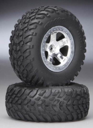 Traxxas 5873 Tires/Wheels Assembled Rear Slash 2