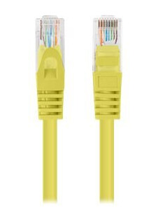 Lanberg Koblingskabel Rj-45 Hann Til Rj-45 Hann 3 M 4.8 Mm Utp Cat 5E Flertrådet Uten Hindringer Yellow Ral 1016 En Pakke 10