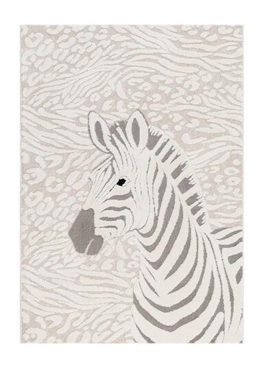 KMCarpets Gulvteppe Sebra 120x170 Creme