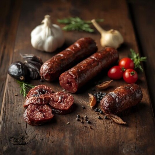Black Garlic & Black Pepper spekepølseblanding 400g Black Garlic & Black Pepper spekepølseblanding 400g