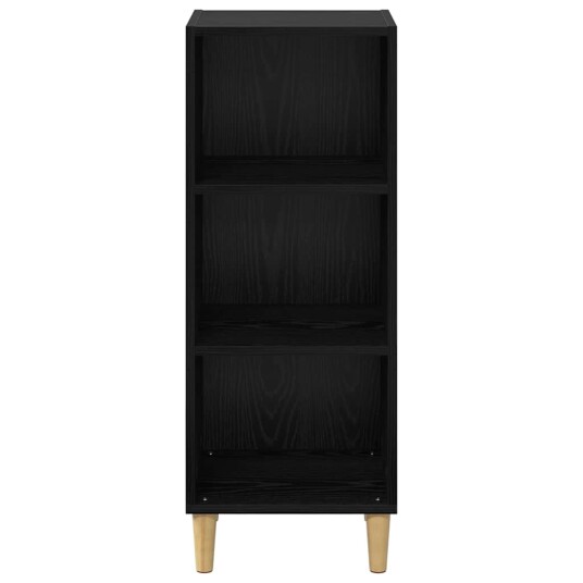 Serviesskap Svart Eik 34,5 x 32,5 x 90 cm Konstruert tre