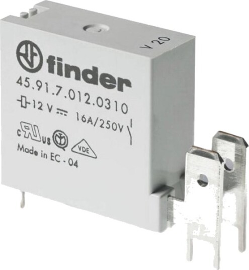 Finder 45.91.7.009.0310 Printrelé 9 V/Dc 16 A 1 X Sluttkontakt 1 Stk.