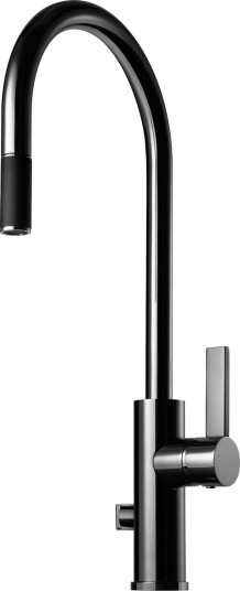 Kjøkkenbatteri Tapwell Arman ARM885 med Uttrekkbar Tut Black Chrome