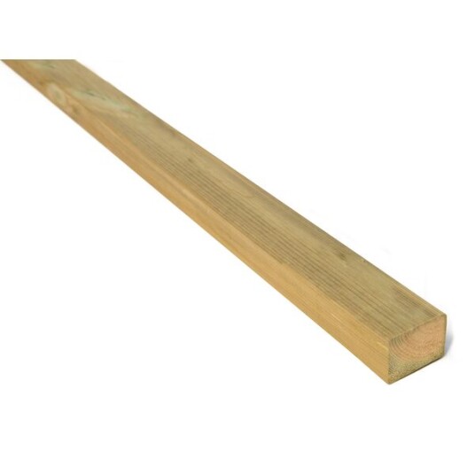 Standardsortiment Lekt/rekke justert cu impregnert furu 36x48 mm klasse 1 natur
