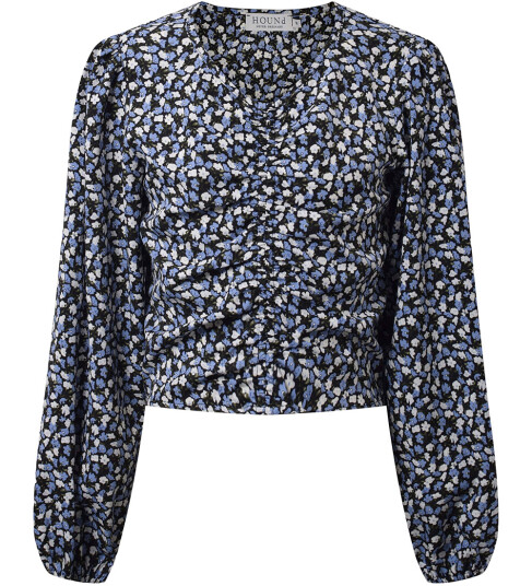 Hound Genser Flower Print 18 år 188 Genser Blå Svart
