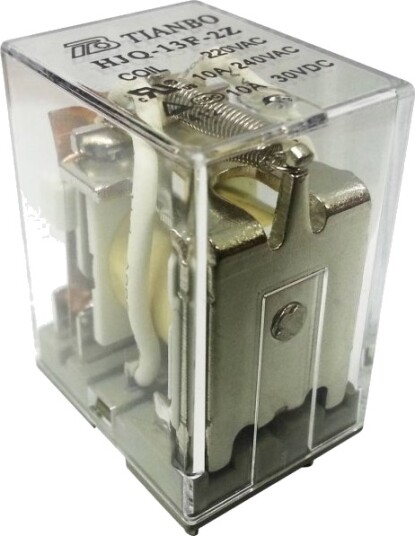 Tianbo Electronics Hjq 13F 2Z Stikrelé 230 V/Ac 15 A 2 Brytere 220/240Vac 230 V Tianbo Electronics Hjq 13F 2Z Stikrelé 230 V/Ac 15 A 2 Brytere 220/240Vac 230 V