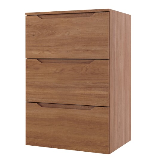 Linn Bad Emma Sideskap (Kommode) Eik / 60cm 3 Skuffer