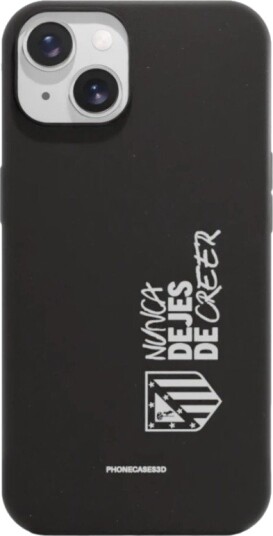 Phonecases3D iPhone 14 Atlético de Madrid komposterbart deksel, svart