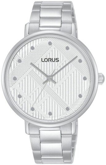 Lorus Dameklokke RG297UX9 Dress Hvit/Stål Ø36 mm Lorus Dameklokke RG297UX9 Dress Hvit/Stål Ø36 mm