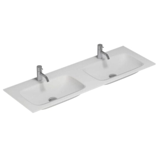 Dansani Calidris Form Servant Måltilpasset D40cm Hvit Matt / 200cm Dobbel