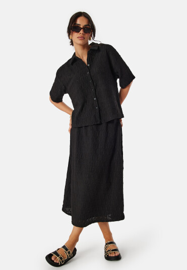 Object Collectors Item Objfeodora midi skirt Black XS