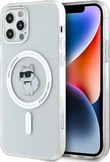 Karl Lagerfeld IML Choupette MagSafe case for iPhone 12 / 12 Pro Transparent