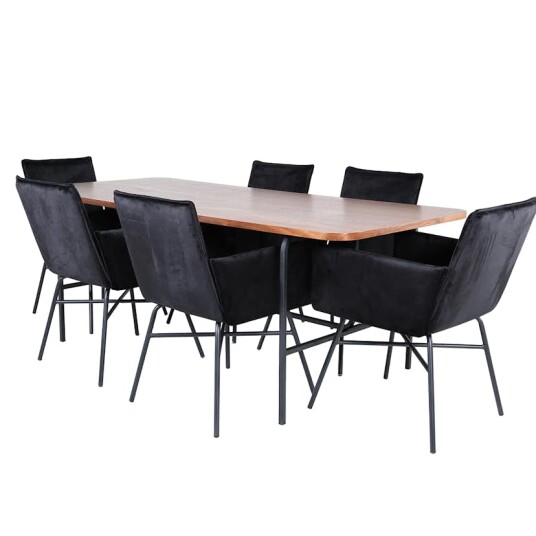 Venture Home Spisegruppe Venture Home Chicago Spisebord og Annika Spisestol GR22389