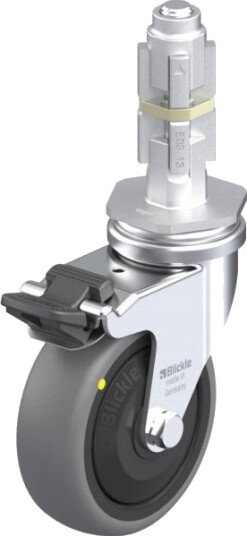 Blickle 738700 Lra-Tpa 75Kf-Fi-Els-E03 Styrehjul Med Brems 75 Mm (Maks. 50 Kg) 1 Stk.