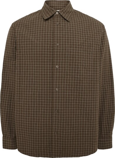 WOOD WOOD Wwnico Shirt 25391 Brown M