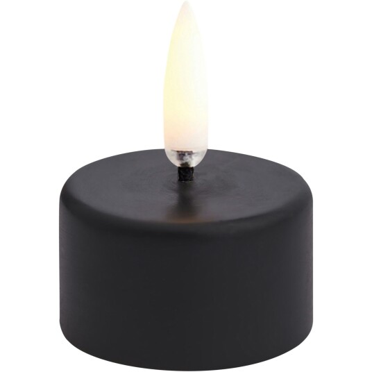 Uyuni LED Telys Plain Black
