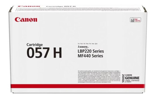 Original Toner Canon i-SENSYS 057H Sort Original Toner Canon i-SENSYS 057H Sort