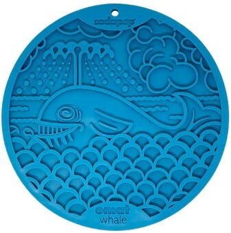 Sodapup Slikkematte Med Sugeplugg Whale Blå 20 cm
