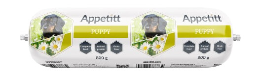 Appetitt Puppy Pølse 800g Våtfôr til Hund